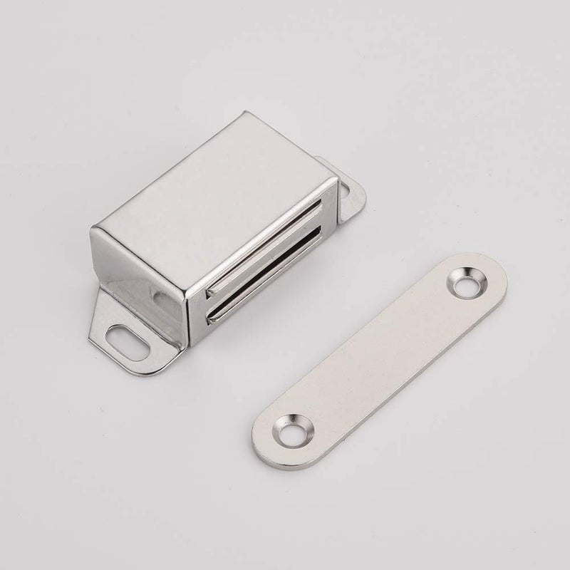 JQK Magnetic Cabinet Door Catch, Stainless Steel Closet Catches 10 Pack with Strong Magnetic, Furniture Latch 30 lbs, CC101-P10 - Image 5